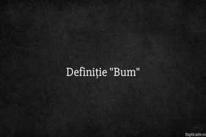 Definiție Bum