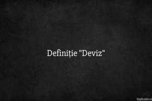Definiție Deviz