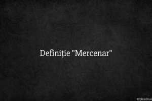 Definiție Mercenar