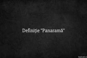 Definiție Panaramă