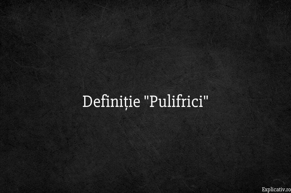 Definiție Pulifrici