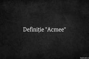 Definiție Acmee