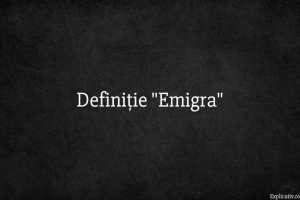 Definiție Emigra