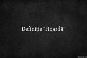 Definiție Hoardă