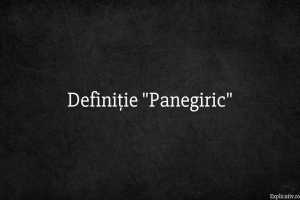 Definiție Panegiric