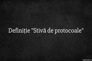 Definiție Stivă de protocoale