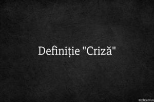 Definiție Criză