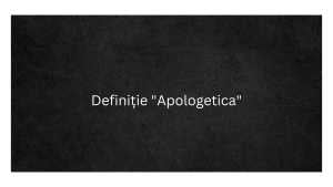 Definiție Apologetica