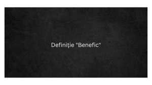 Definiție Benefic