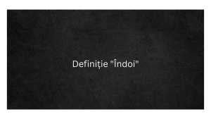 Definiție Îndoi