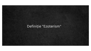 Definiție Ezoterism