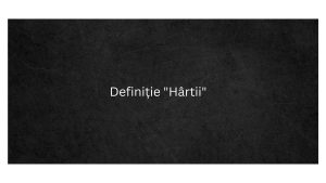 Definiție Hârtii