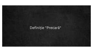 Definiție Precară