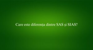 Care este diferența dintre SAS și SIAS