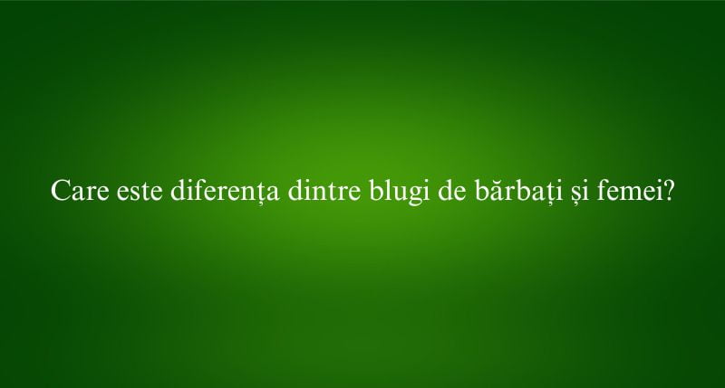 Care este diferența dintre blugi de bărbați și femei