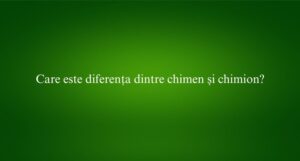 Care este diferența dintre chimen și chimion
