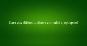 Care este diferența dintre convulsii și epilepsie