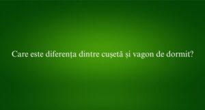 Care este diferența dintre cușetă și vagon de dormit