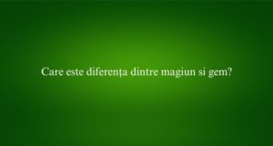 Care este diferența dintre magiun si gem