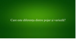 Care este diferența dintre pojar și varicelă