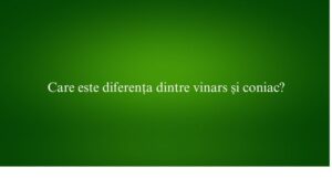 Care este diferența dintre vinars și coniac