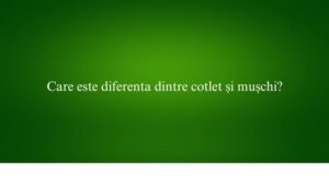 Care este diferenta dintre cotlet și mușchi