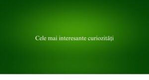 Cele mai interesante curiozități