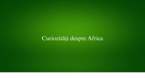 Curiozități despre Africa