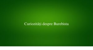 Curiozități despre Burebista
