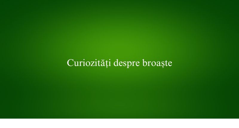 Curiozități despre broaște
