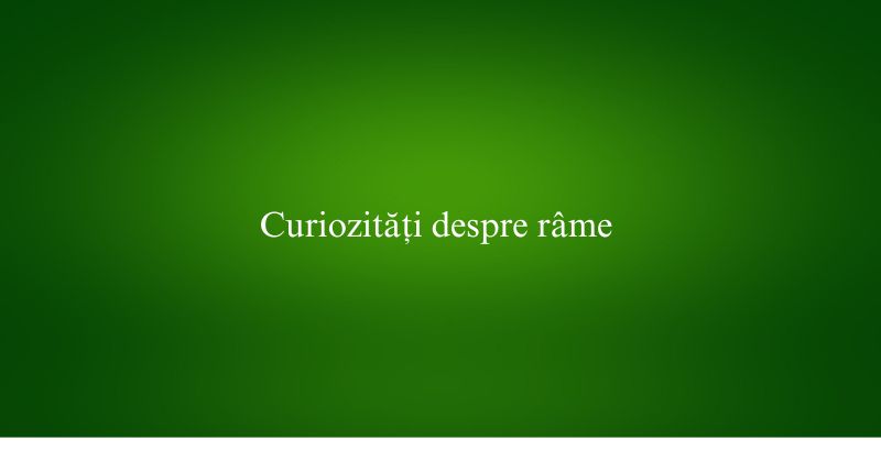 Curiozități despre râme