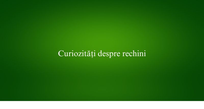 Curiozități despre rechini