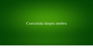 Curiozități despre zimbru