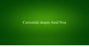 Curiozități despre Anul Nou