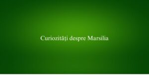 Curiozități despre Marsilia