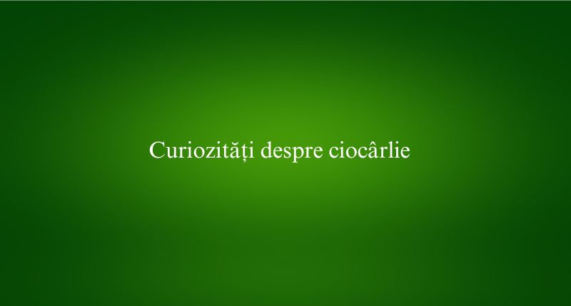 Curiozități despre ciocârlie