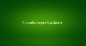 Proverbe despre înșelătorie