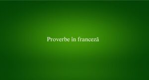 Proverbe în franceză