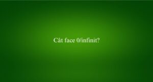 Cât face 0infinit