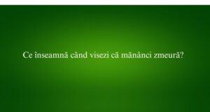 Ce înseamnă când visezi că mănânci zmeură