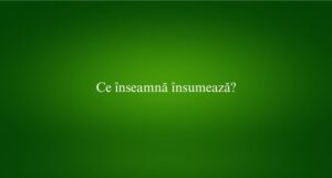 Ce înseamnă însumează