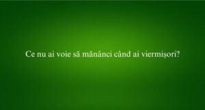 Ce nu ai voie să mănânci când ai viermișori