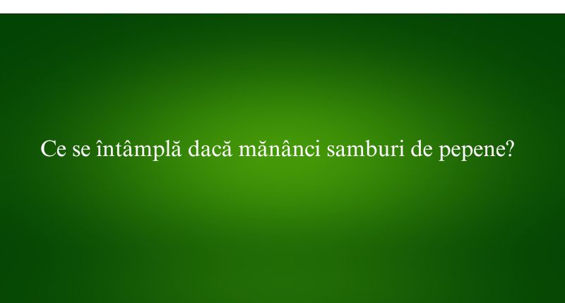 Ce se întâmplă dacă mănânci samburi de pepene