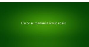 Cu ce se mănâncă icrele roșii