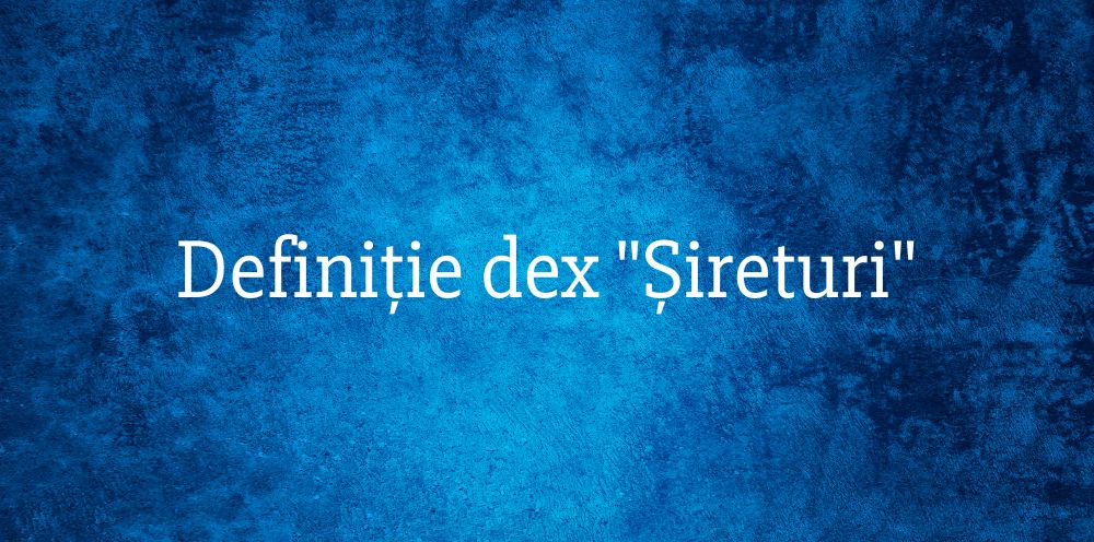 Definiție dex Șireturi