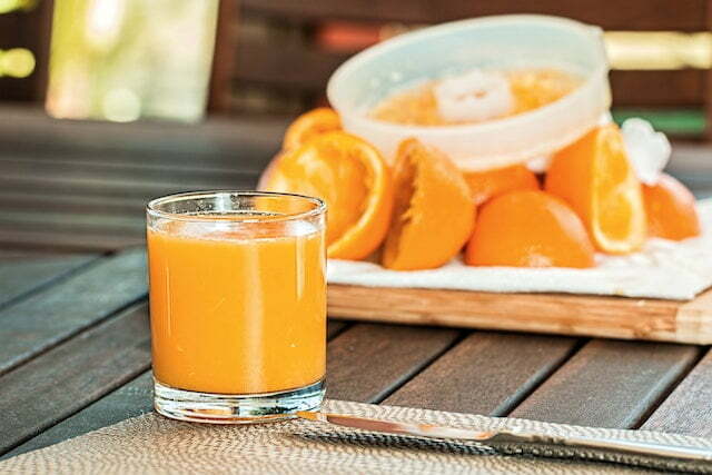Cate calorii are un fresh de portocale