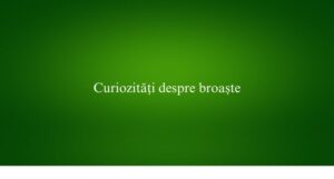 Curiozități despre broaște