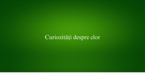 Curiozități despre clor