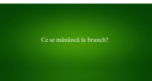 Ce se măn&acirc;ncă la brunch
