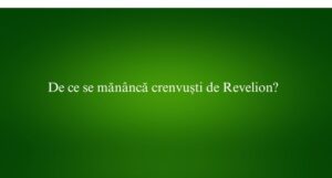 De ce se măn&acirc;ncă crenvuști de Revelion
